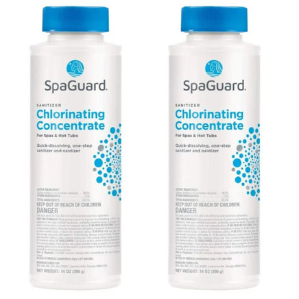 SpaGuard Chlorinating Concentrate 14oz - 2 Pack - Pool FX