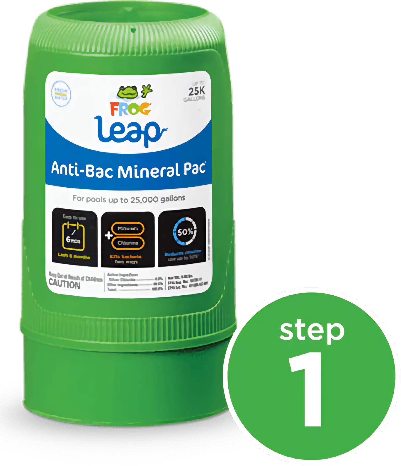 Frog Leap Anti-Bac Mineral Pac 25K - Pool FX
