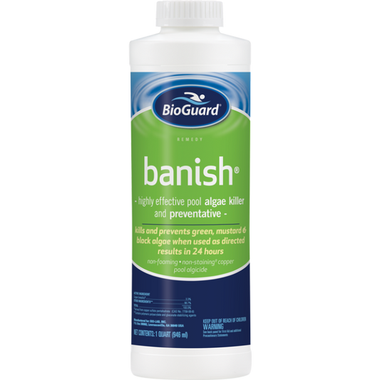 BioGuard Banish Algaecide 1 Quart - Pool FX 