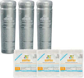 FROG @Ease in-Line SmartChlor Replacement Cartridge 3 Pack + 3 Packets of FROG Maintain