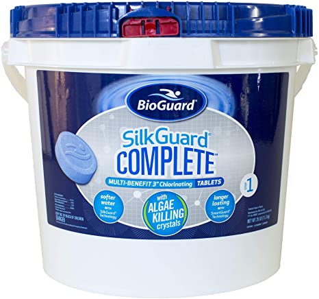 BioGuard SilkGuard Complete 3" Chlorinating Tabs (25 lb) - Pool FX 