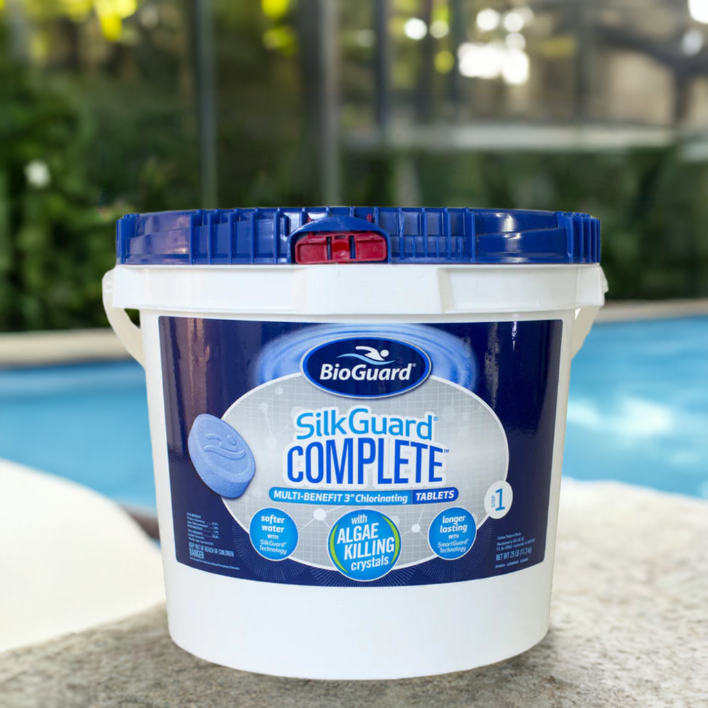 BioGuard SilkGuard Complete 3 Inch Chlorinating Tablets 25lb - Pool FX 