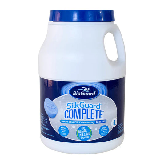 BioGuard SilkGuard Complete 3 Inch Chlorinating Tablets 7.5lb - Pool FX 