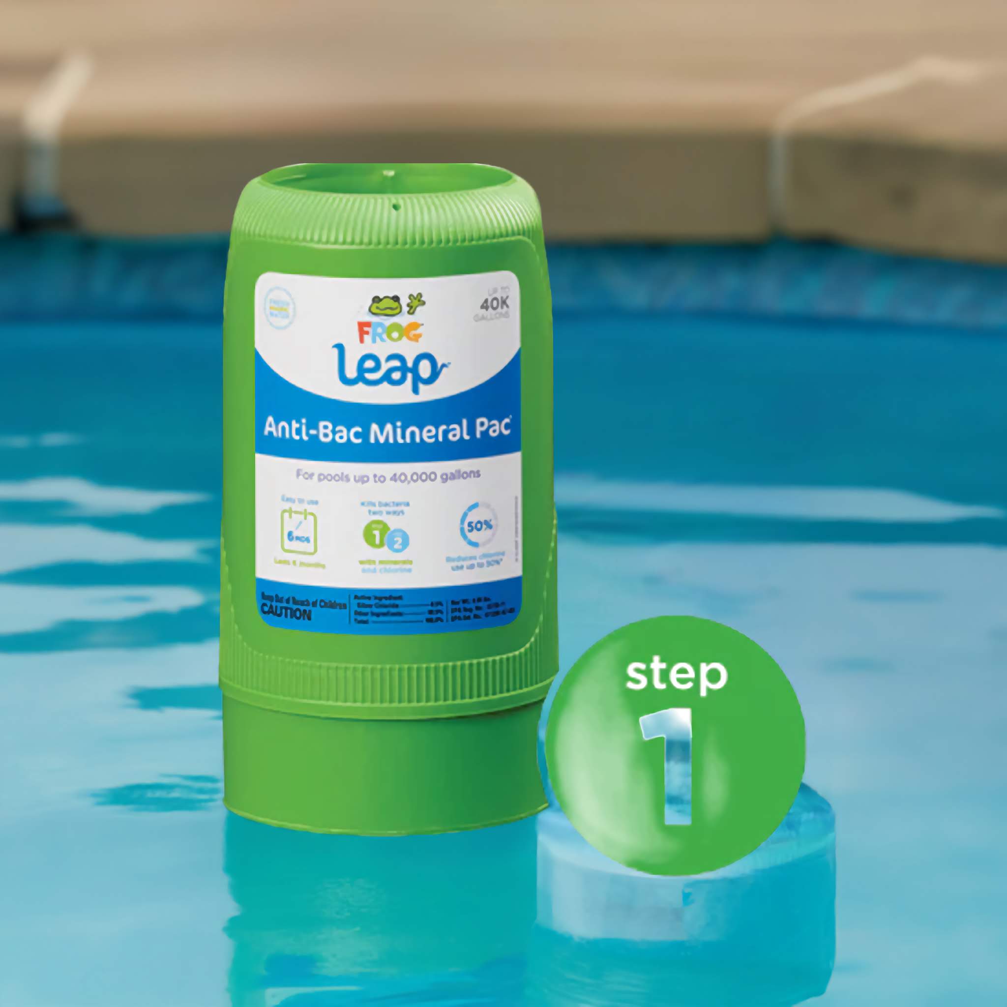 Frog Pac Pool Frog Leap Anti-Bac Mineral Pac 40K – Pool FX