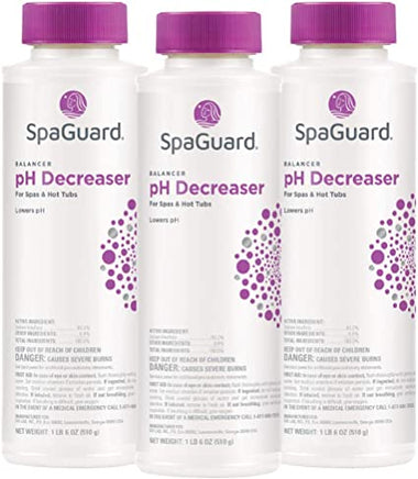 SpaGuard pH Decreaser 22oz - 3 Pack - Pool FX 