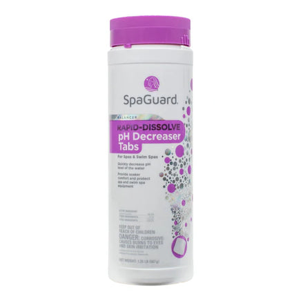 SpaGuard Rapid-Dissolve pH Decreaser Tabs - 1.25 lb. - Pool FX 