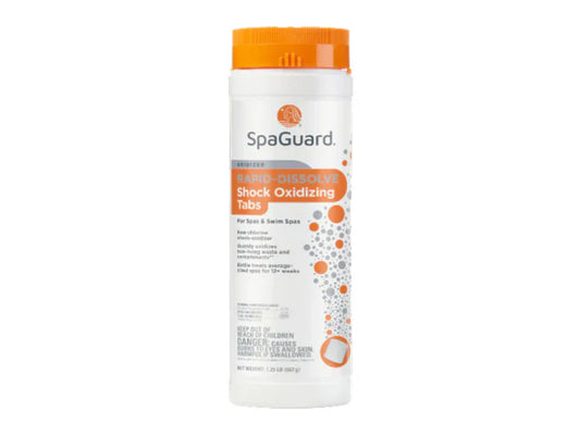 SpaGuard Rapid-Dissolve Shock Oxidizing Tabs - 1.25 lb - Pool FX 