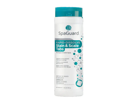 SpaGuard Rapid-Dissolve Stain & Scale Tabs - 1.25 lb. - Pool FX 